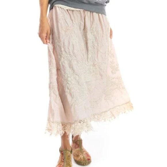 NWT Magnolia Pearl Nena Skirt 125 Petal Pink - Picture 2 of 8